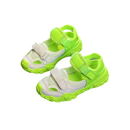 Crocowalk Unisex Flat Sandals Closed Toe Beach Shoes Summer Sport Sandal Girls Boys Outdoor Non-slip Adjustable Strap Green 1Y
Crocowalk Unisex Flat Sandals Closed Toe Beach Shoes Summer Sport Sandal Girls Boys Outdoor Non-slip Adjustable Strap Green 1Y