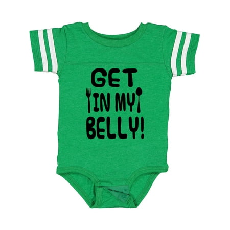 Inktastic Get in My Belly! Gift Baby Boy or Baby Girl Bodysuit