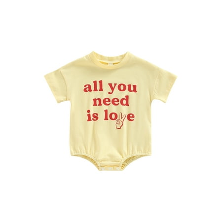 sdghg Newborn Baby Summer Jumpsuit Casual Valentine s Day Letter Print Short Sleeve Romper
sdghg Newborn Baby Summer Jumpsuit Casual Valentine s Day Letter Print Short Sleeve Romper