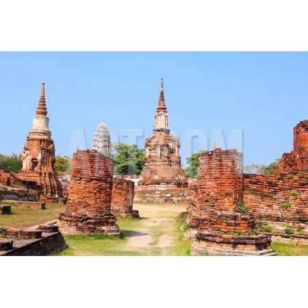 Thailand - Ayutthaya Print Wall Art By Tupungato
