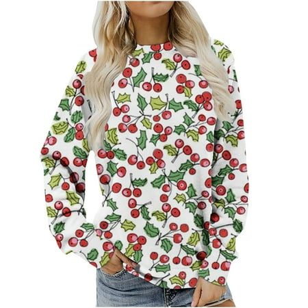 Aueoeo Crewneck Sweatshirt Ladies Sweat Shirts Women s Fashion Printed Loose T-Shirt Long Sleeves Blouse Crew Neck Casual Tops Sweatshirt Hoodies
Aueoeo Crewneck Sweatshirt Ladies Sweat Shirts Women s Fashion Printed Loose T-Shirt Long Sleeves Blouse Crew Neck Casual Tops Sweatshirt Hoodies