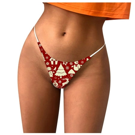 Qcmgmg Women s Stretch Breathable Underwear Low Rise Soft Panties Christmas Thong Sexy G-string S
Qcmgmg Women s Stretch Breathable Underwear Low Rise Soft Panties Christmas Thong Sexy G-string S