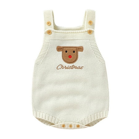 WUXIAN Toddler Baby Christmas Knitted Romper Cotton Sleeveless Boy Girls Flower Sweater Onesie Baby Bodysuit Infants Children Classic Dailywear
WUXIAN Toddler Baby Christmas Knitted Romper Cotton Sleeveless Boy Girls Flower Sweater Onesie Baby Bodysuit Infants Children Classic Dailywear