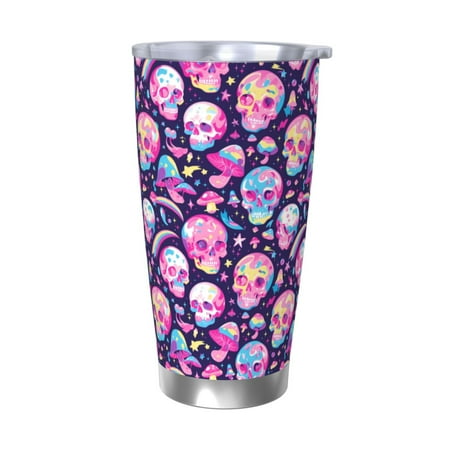 Fuzoiu Skull mushroom colorful cute Print 20oz Tumbler Stainless Steel Vacuum Insulated Car Cup Insulated Coffee Mug Travel Mug with Lid Thermal Cup for Outdoor-Without Straw
Fuzoiu Skull mushroom colorful cute Print 20oz Tumbler Stainless Steel Vacuum Insulated Car Cup Insulated Coffee Mug Travel Mug with Lid Thermal Cup for Outdoor-Without Straw