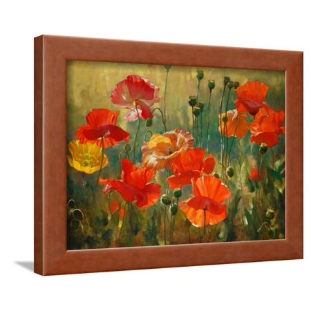Poppy Fields Framed Print Wall Art By Emma Styles