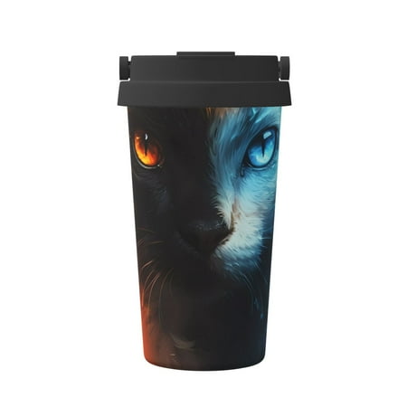 Logiee Red And Blue Fire Cat Print Stainless Steel Coffee Tumbler Travel Coffee Mug Insulated Coffee Mug with Lid Spill Proof Coffee Cup Portable Thermal Mug
Logiee Red And Blue Fire Cat Print Stainless Steel Coffee Tumbler Travel Coffee Mug Insulated Coffee Mug with Lid Spill Proof Coffee Cup Portable Thermal Mug