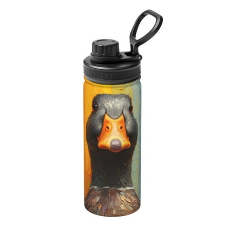 Goofa Colorful Painted Duck Print 18oz Sports Insulated Kettle With Straw Water Bottle Sports Water Bottle For Running Hiking Cycling Climbing Mans Womans
Goofa Colorful Painted Duck Print 18oz Sports Insulated Kettle With Straw Water Bottle Sports Water Bottle For Running Hiking Cycling Climbing Mans Womans