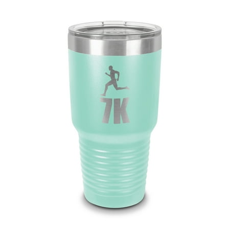 Mens 7K Tumbler 30 oz - Laser Engraved w/ Clear Lid - Stainless Steel - Vacuum Insulated - Double Walled - Travel Mug - running runner men boy trophy type - Teal 
Mens 7K Tumbler 30 oz - Laser Engraved w/ Clear Lid - Stainless Steel - Vacuum Insulated - Double Walled - Travel Mug - running runner men boy trophy type - Teal
