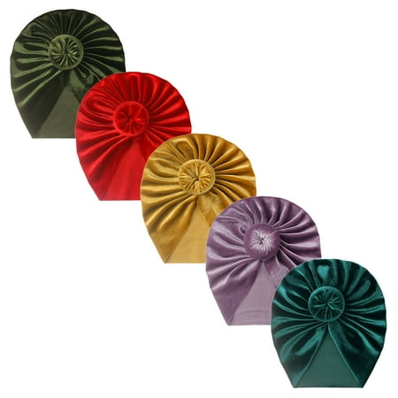 Baby Girl Solid Knotted 5Pc Hair Accessories