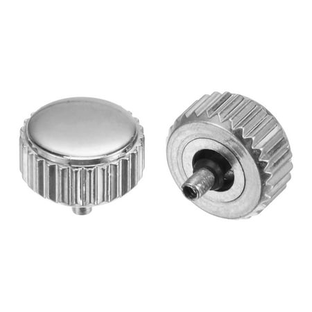 Uxcell 2Pack 6x7mm Watch Crown Parts Stainless Steel Flat Head Long Stem Watch Crown 2.5mm ID Silver Tone
Uxcell 2Pack 6x7mm Watch Crown Parts Stainless Steel Flat Head Long Stem Watch Crown 2.5mm ID Silver Tone