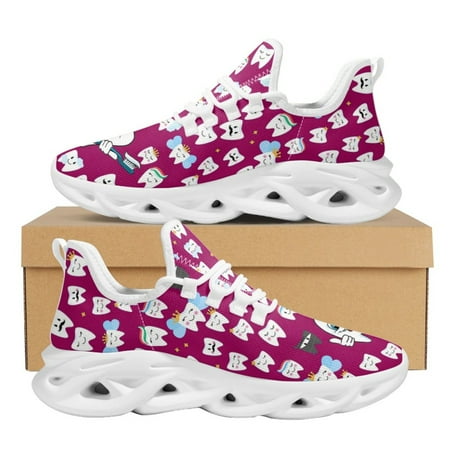 Casual Cartoon Dental Sport Shoes for Women Funny Teeth Dentist Design Sneakers Breathable Walking Footwear Zapatillas de Mujer
Casual Cartoon Dental Sport Shoes for Women Funny Teeth Dentist Design Sneakers Breathable Walking Footwear Zapatillas de Mujer
