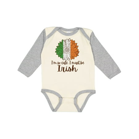 Inktastic I m So Cute I Must be Irish Sunflower Gift Baby Boy or Baby Girl Long Sleeve Bodysuit
Inktastic I m So Cute I Must be Irish Sunflower Gift Baby Boy or Baby Girl Long Sleeve Bodysuit