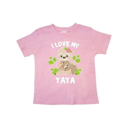 Inktastic Cute Sloth I Love My Yaya with Green Leaves Gift Toddler Boy or Toddler Girl T-Shirt
Inktastic Cute Sloth I Love My Yaya with Green Leaves Gift Toddler Boy or Toddler Girl T-Shirt