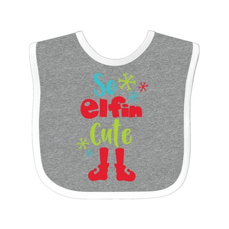 Inktastic So Elfin Cute Elf Shoes Snowflakes Christmas Gift Baby Boy or Baby Girl Bib
Inktastic So Elfin Cute Elf Shoes Snowflakes Christmas Gift Baby Boy or Baby Girl Bib