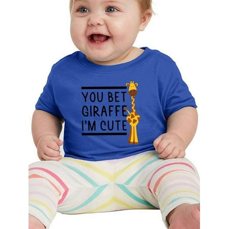 You Bet I m Cute T-Shirt Infant -Smartprints Designs 24 Months