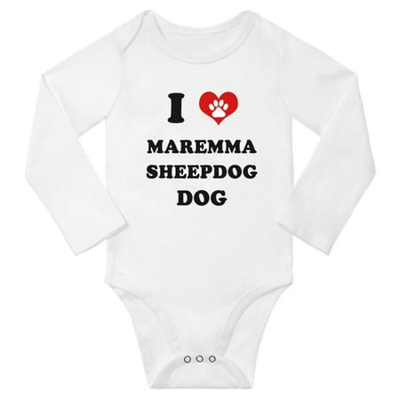 I Heart Maremma Sheepdog Dog Cute Baby Long Rompers Newborn Outfits (White 6-12 Months)
I Heart Maremma Sheepdog Dog Cute Baby Long Rompers Newborn Outfits (White 6-12 Months)