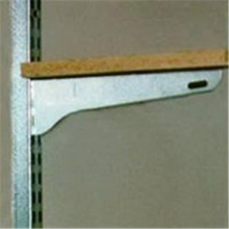 Knape and Vogt Mfg 3355054 Heavy Duty Single Slot Bracket 10 In.
