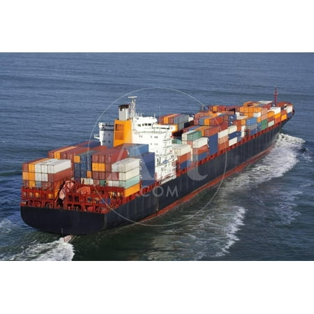 Container Ship Print Wall Art By Rafael Ramirez Lee