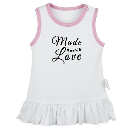 Made With Love Novelty Dresses For Baby Newborn Babies Skirts Infant Princess Dress 0-24M Kids Graphic Clothes (White Sleeveless Dresses 0-6 Months)
Made With Love Novelty Dresses For Baby Newborn Babies Skirts Infant Princess Dress 0-24M Kids Graphic Clothes (White Sleeveless Dresses 0-6 Months)
