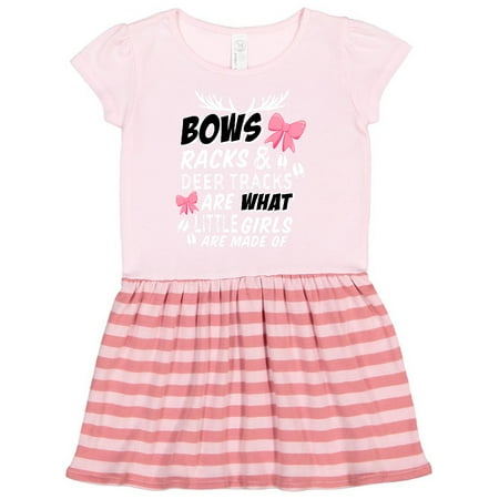 Inktastic Hunting Season Bows Racks & Deer Gift Toddler Girl Dress