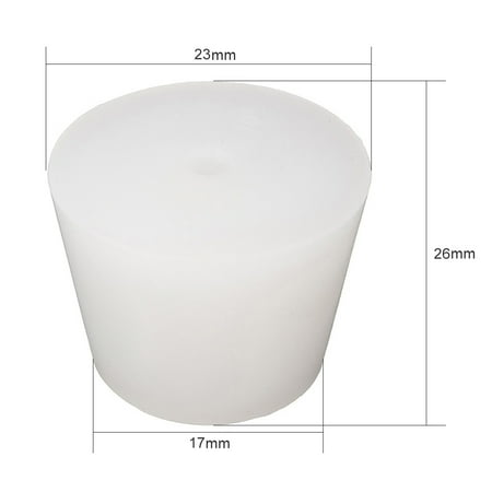 8mm Hole Food Grade Silicone Rubber Stopper Brew Wine Sealed Lid Cover