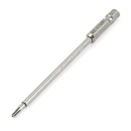 Uxcell 3.93 Length 1/4 Hex Shank T9 Magnetic Torx Security Screwdriver Bits