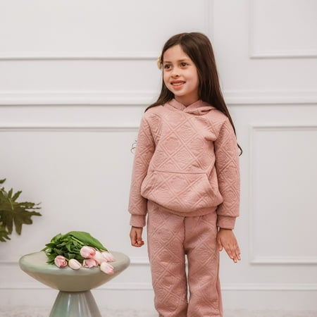 PatPat Toddler Girl Floral Pattern Textured Ear Design Hoodie Sweatshirt and Pants Set for girl 2-piece Sizes 18M-6Y
PatPat Toddler Girl Floral Pattern Textured Ear Design Hoodie Sweatshirt and Pants Set for girl 2-piece Sizes 18M-6Y