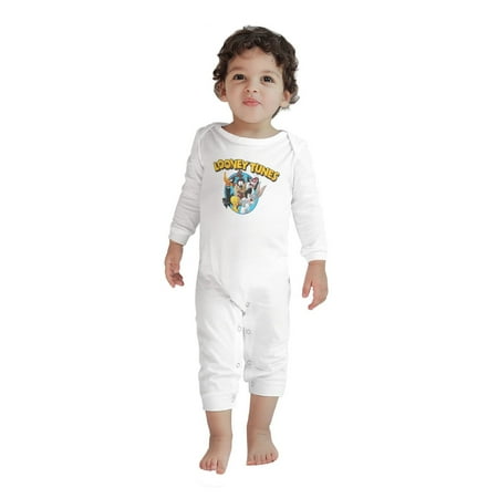 Looney Tunes Baby Boys Romper Cute Long Sleeve Baby Crawler Jumpsuit With Snap Closure Cozy Baby Bodysuit For Boys And Girls (Infant) 6 Months
Looney Tunes Baby Boys Romper Cute Long Sleeve Baby Crawler Jumpsuit With Snap Closure Cozy Baby Bodysuit For Boys And Girls (Infant) 6 Months