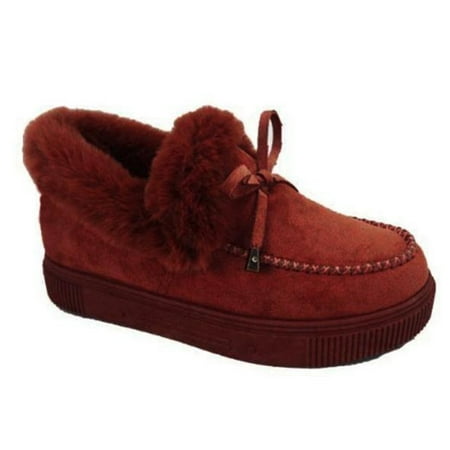 VeliToy Women Casual Fashion Flat Moccasins Fuzzy Thickening Warm Comfy Slippers For Indoor Outdoor(Wine Red 41)
VeliToy Women Casual Fashion Flat Moccasins Fuzzy Thickening Warm Comfy Slippers For Indoor Outdoor(Wine Red 41)