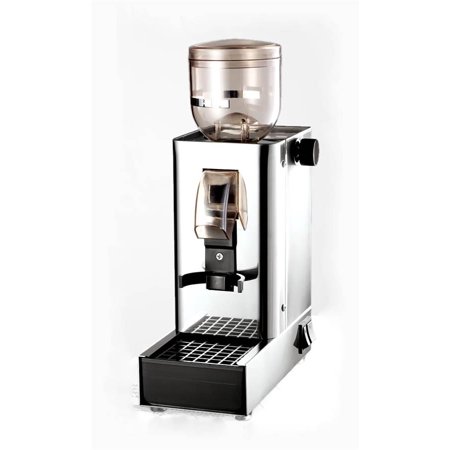Lux Coffee Grinder in Chrome and Black - Pasquini