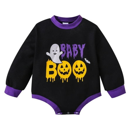 nsendm Boys Striped Long Sleeve Shirt Infant Boys Girls Halloween Long Sleeve Cartoon Letter Baby Clothes for Boys Black 12-18 Months
nsendm Boys Striped Long Sleeve Shirt Infant Boys Girls Halloween Long Sleeve Cartoon Letter Baby Clothes for Boys Black 12-18 Months