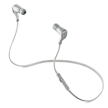 Plantronics Backbeat GO 2 White Stereo Bluetooth Headset w\/ Noise-Canceling Microphone