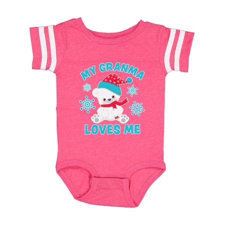 Inktastic Polar Bear My Granma Loves Me in Santa Hat with Snowflakes Gift Baby Boy or Baby Girl Bodysuit
Inktastic Polar Bear My Granma Loves Me in Santa Hat with Snowflakes Gift Baby Boy or Baby Girl Bodysuit