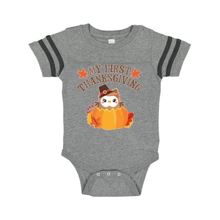 Inktastic My 1st Thanksgiving Cute Owl in Pumpkin Gift Baby Boy or Baby Girl Bodysuit
Inktastic My 1st Thanksgiving Cute Owl in Pumpkin Gift Baby Boy or Baby Girl Bodysuit
