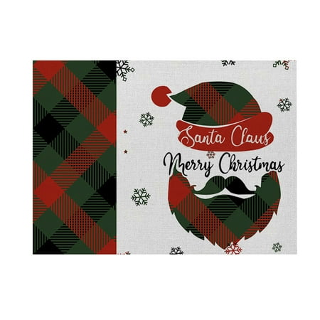 Wanwan Christmas Placemat Non-slip Reusable Decorative Flax Drink Cup Bowl Table Mat New Year Decoration for Party
Wanwan Christmas Placemat Non-slip Reusable Decorative Flax Drink Cup Bowl Table Mat New Year Decoration for Party