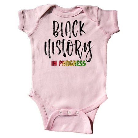 Inktastic Black History In Progress Gift Baby Boy or Baby Girl Bodysuit