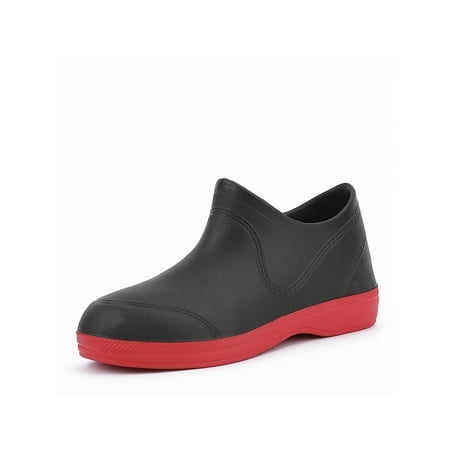 UKAP Women Men Garden Shoes Lightweight Rubber Boot Kitchen Rain Boots Patchwork Shoe Womens Mens Rainboot Slip Resistant Waterproof Black Red 1# 7/5
UKAP Women Men Garden Shoes Lightweight Rubber Boot Kitchen Rain Boots Patchwork Shoe Womens Mens Rainboot Slip Resistant Waterproof Black Red 1# 7/5