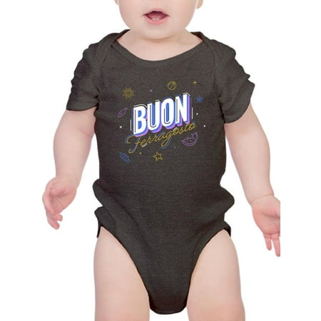 Buon Ferragosto Beach Objects Bodysuit Infant -Image by Shutterstock 6 Months