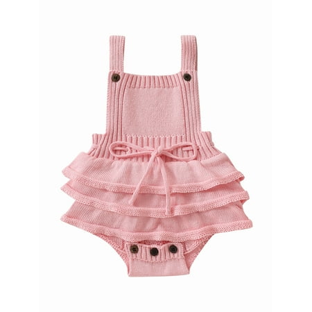 Amuver Toddler Baby Girls Knit Jumpsuit Drawstring Casual Sleeveless Suspender Romper Dress
Amuver Toddler Baby Girls Knit Jumpsuit Drawstring Casual Sleeveless Suspender Romper Dress
