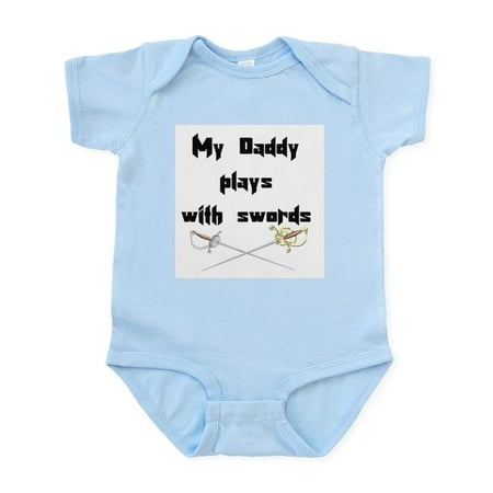 CafePress - My Daddy Plays With Swords Infant Bodysuit - Baby Light Bodysuit Size Newborn - 24 Months
CafePress - My Daddy Plays With Swords Infant Bodysuit - Baby Light Bodysuit Size Newborn - 24 Months
