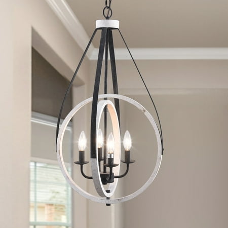Oaks Aura Farmhouse 4-Light Wooden Chandelier Adjustable Height Globe Pendant Light for Dining Room
Oaks Aura Farmhouse 4-Light Wooden Chandelier Adjustable Height Globe Pendant Light for Dining Room