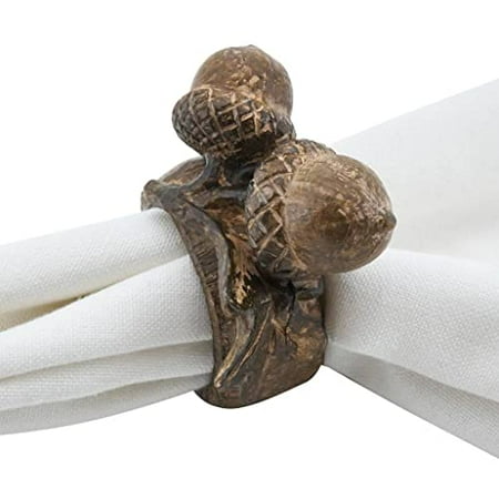 Fennco Styles Rustic Acorn Napkin Rings Set of 4 - Natural Resin Napkin Holders for Thanksgiving Christmas Home Décor Dining Room Banquets Family Gatherings and Special Occasions
Fennco Styles Rustic Acorn Napkin Rings Set of 4 - Natural Resin Napkin Holders for Thanksgiving Christmas Home Décor Dining Room Banquets Family Gatherings and Special Occasions