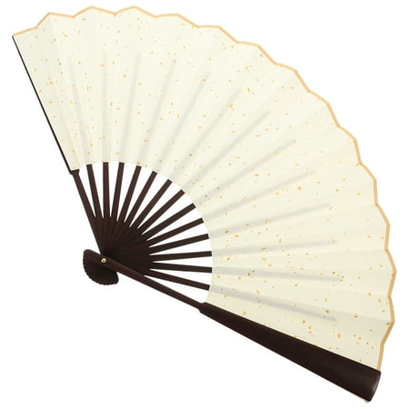 Rosarivae Chinese Folding Fan Blank Fan DIY Painting Folding Fan Calligraphy Practice Fan Handheld Folding Fan
