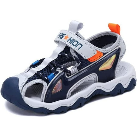 KAQ Kids Sandals Boys Outdoor Hiking Close Toe Sports Sandal Pool Beach Shoes Summer Water Shoe Sneakers
KAQ Kids Sandals Boys Outdoor Hiking Close Toe Sports Sandal Pool Beach Shoes Summer Water Shoe Sneakers
