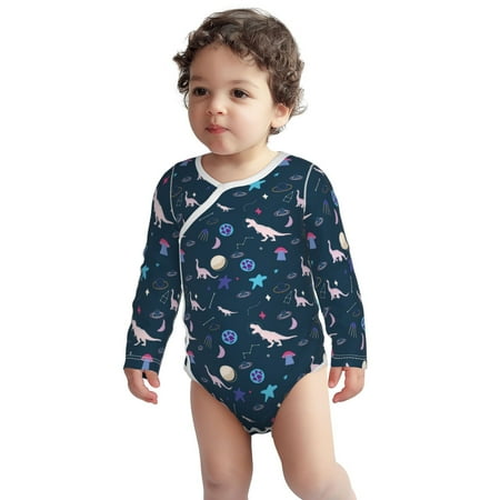 Fotbe Space Dinosaur Pattern Unisex-baby Long-sleeve Bodysuit Long Sleeve Bodysuits One-piece 100% Organic Cotton for Infant Baby Boys Unisex-18 Months
Fotbe Space Dinosaur Pattern Unisex-baby Long-sleeve Bodysuit Long Sleeve Bodysuits One-piece 100% Organic Cotton for Infant Baby Boys Unisex-18 Months