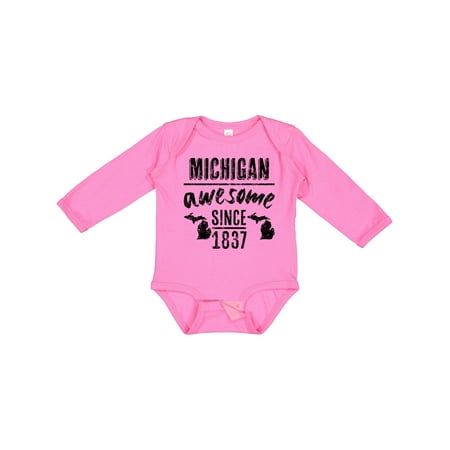 Inktastic Michigan Awesome Since 1837 Gift Baby Boy or Baby Girl Long Sleeve Bodysuit
Inktastic Michigan Awesome Since 1837 Gift Baby Boy or Baby Girl Long Sleeve Bodysuit