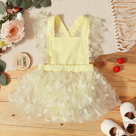 NIUREDLTD Toddler Kids Girls Sleeveless Cute Butterfly Mesh Tulle Ball Gown Romper Jumpsuit Cloths
NIUREDLTD Toddler Kids Girls Sleeveless Cute Butterfly Mesh Tulle Ball Gown Romper Jumpsuit Cloths