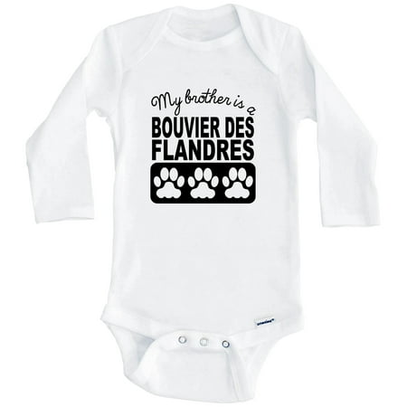 My Brother Is A Bouvier des Flandres One Piece Baby Bodysuit One Piece Baby Bodysuit (Long Sleeve) 6-9 Months White
My Brother Is A Bouvier des Flandres One Piece Baby Bodysuit One Piece Baby Bodysuit (Long Sleeve) 6-9 Months White