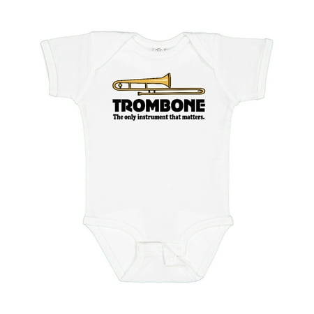 Inktastic Trombone Music Joke Band Gift Gift Baby Boy or Baby Girl Bodysuit