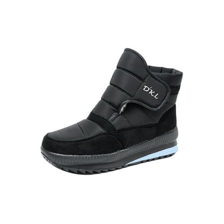 Woobling Women Men Snow Boots Plush Lined Winter Boot Outdoor Warm Shoes Unisex Ankle Booties Thickened Casual Platform Black 10.5
Woobling Women Men Snow Boots Plush Lined Winter Boot Outdoor Warm Shoes Unisex Ankle Booties Thickened Casual Platform Black 10.5